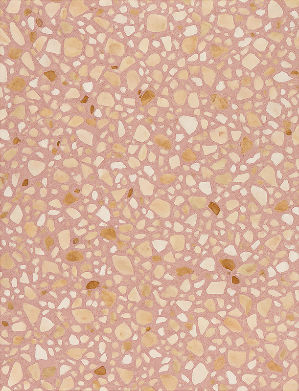 Vinyl teppich textur rose erden terrazzo - TenStickers