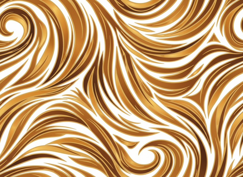 Vinyl teppich vintage in goldfarbener optik - TenStickers