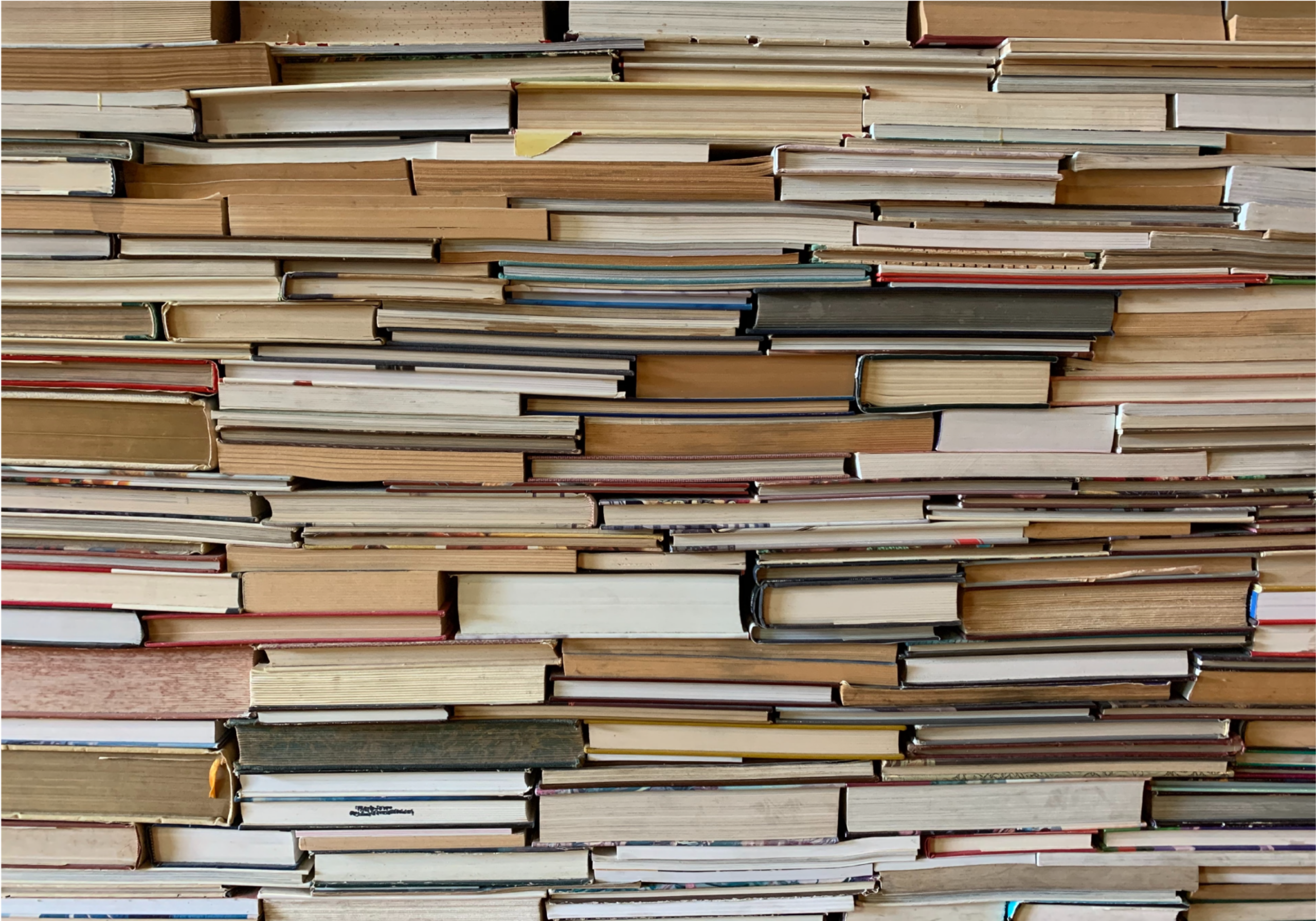 Vinyl teppich vintage stapelbare bücher - TenStickers