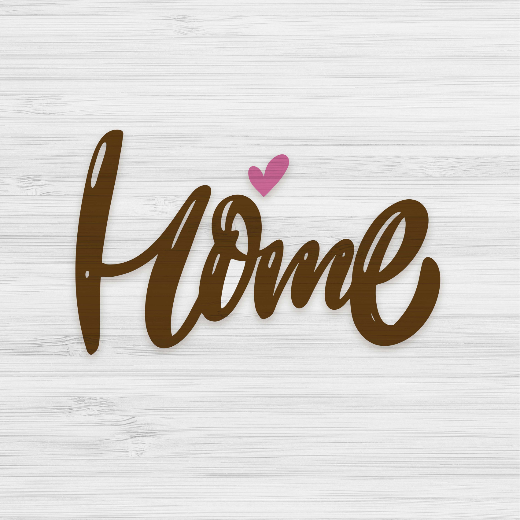 Vinyl teppich text vintage weißes zuhause auf holzplanken - TenStickers