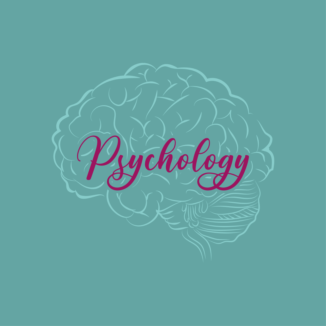 Vinyl teppich text für psychologie gehirn - TenStickers