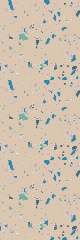 Vinyl teppich textur bunte terrazzo steine - TenStickers