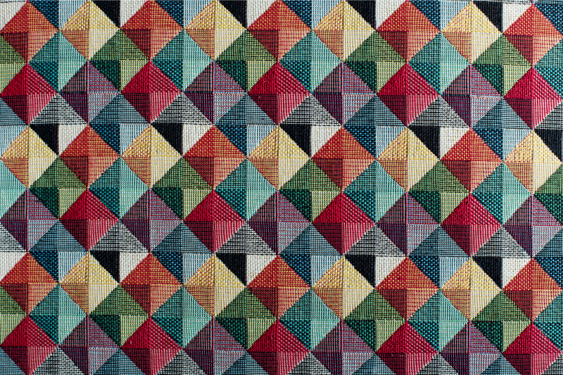 Vinyl teppich geometrisch in geometrischen formen - TenStickers