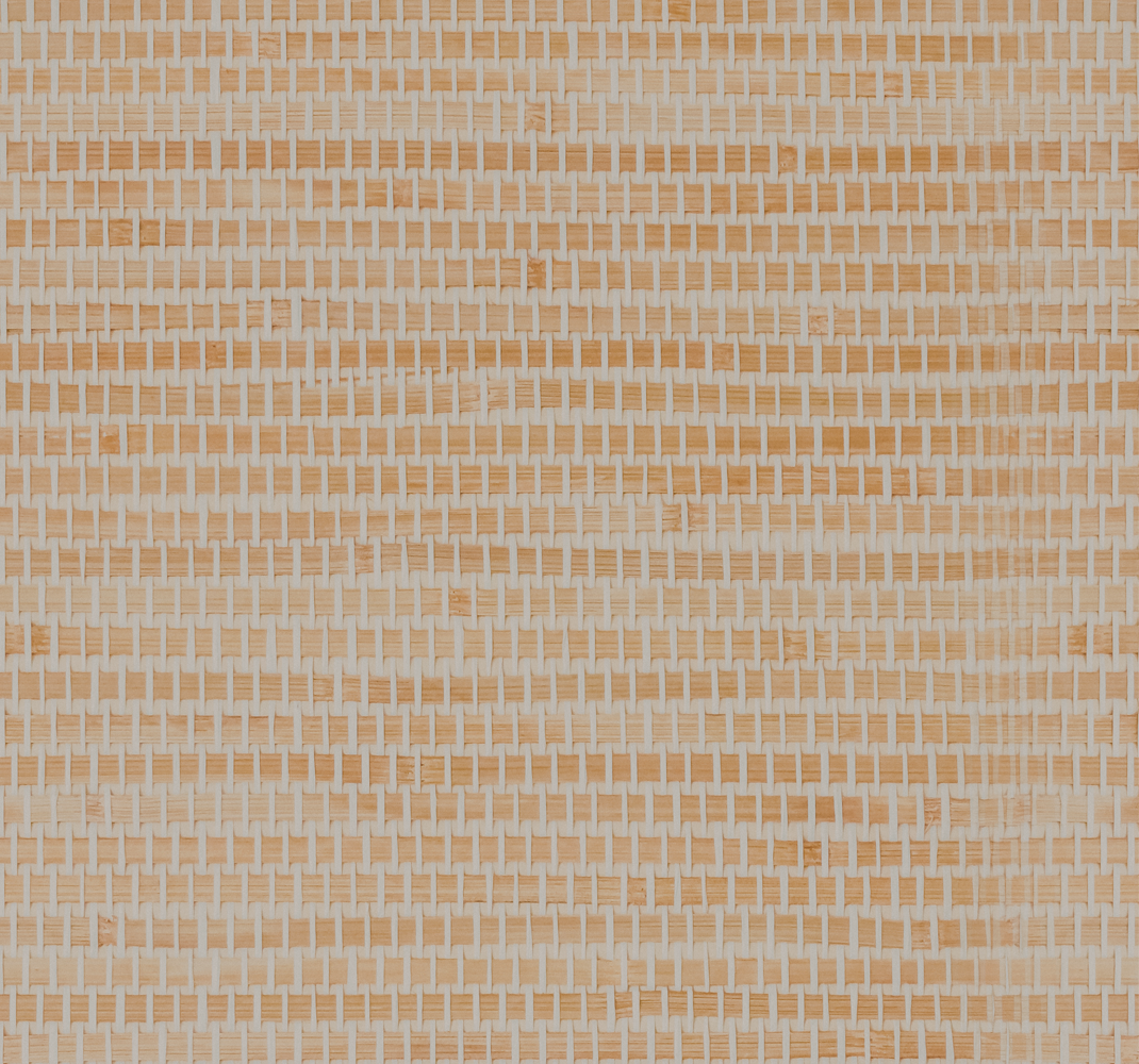 Vinyl teppich beige mit verflochtenem stroh - TenStickers