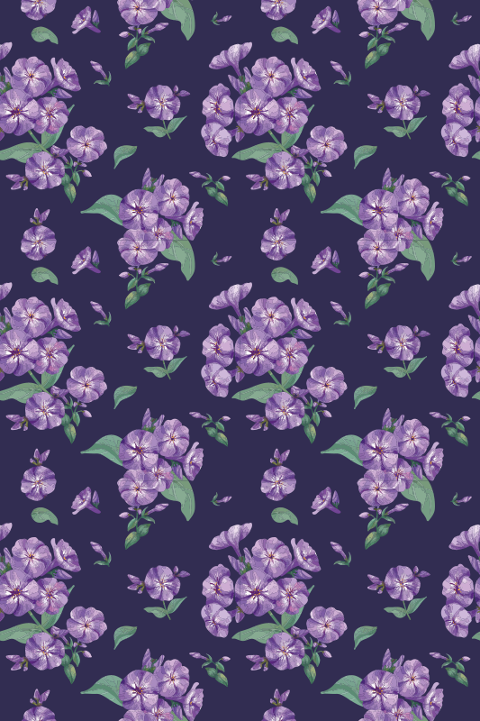 Vinyl teppich lila in lila - TenStickers