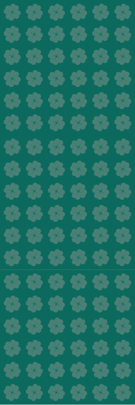 Vinyl teppich grün mit muster für st. patrick's day - TenStickers