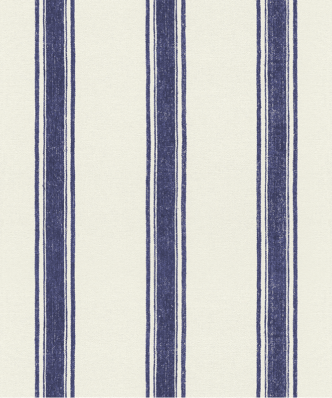 Vinyl teppich terrasse mit senkrechten blauen linien - TenStickers