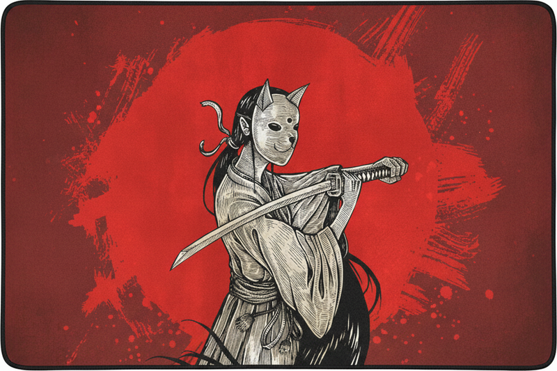 Roter vinyl teppich mit anime motiv - TenStickers