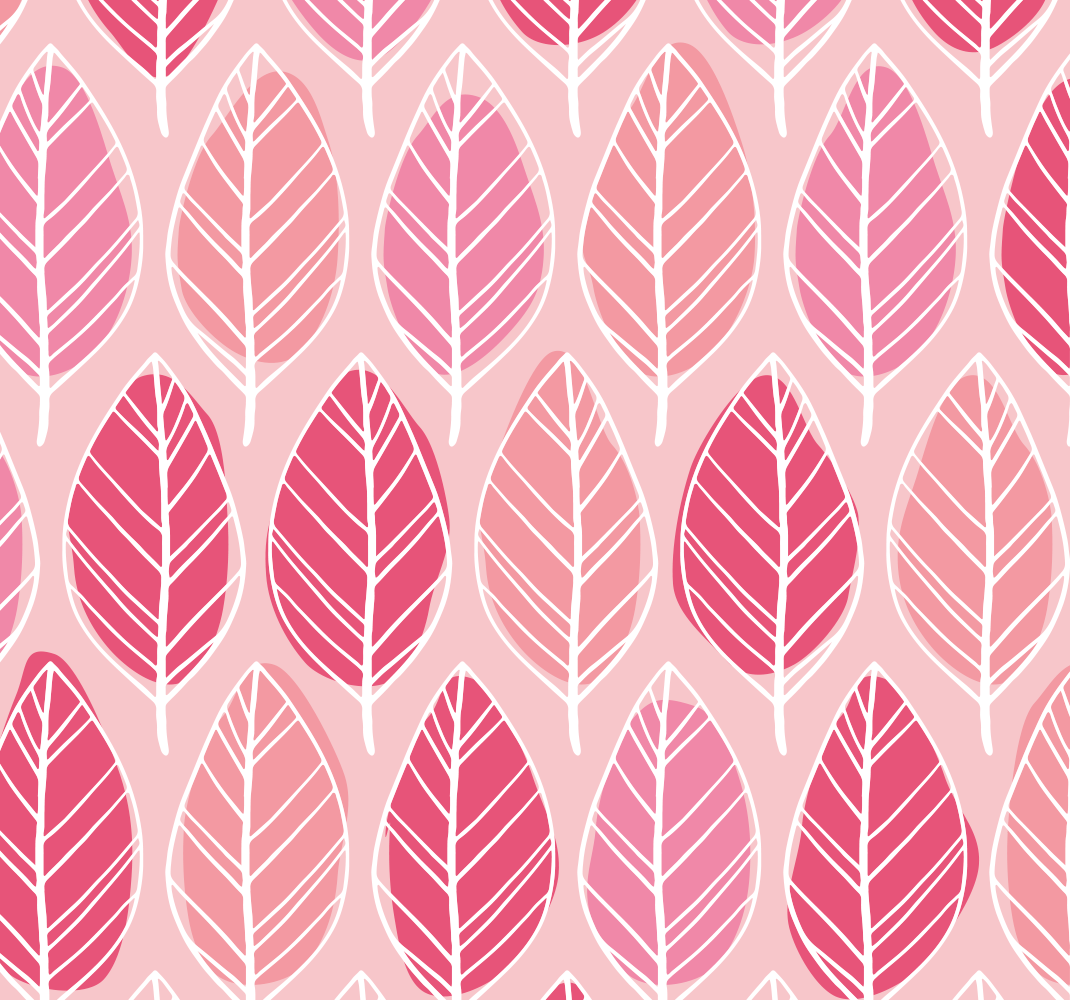 Vinyl teppich rosa im pinken birkenwald - TenStickers