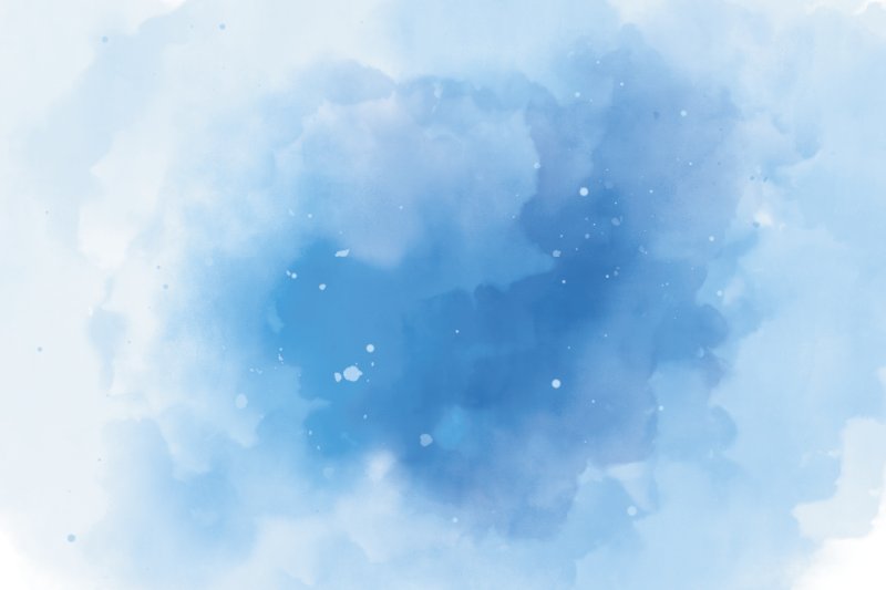 Vinylteppich minimalistisch minimalistische blaue Aquarell - TenStickers