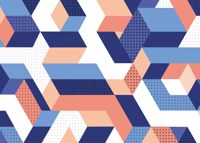 Geometrisches Musterharmonie - TenStickers