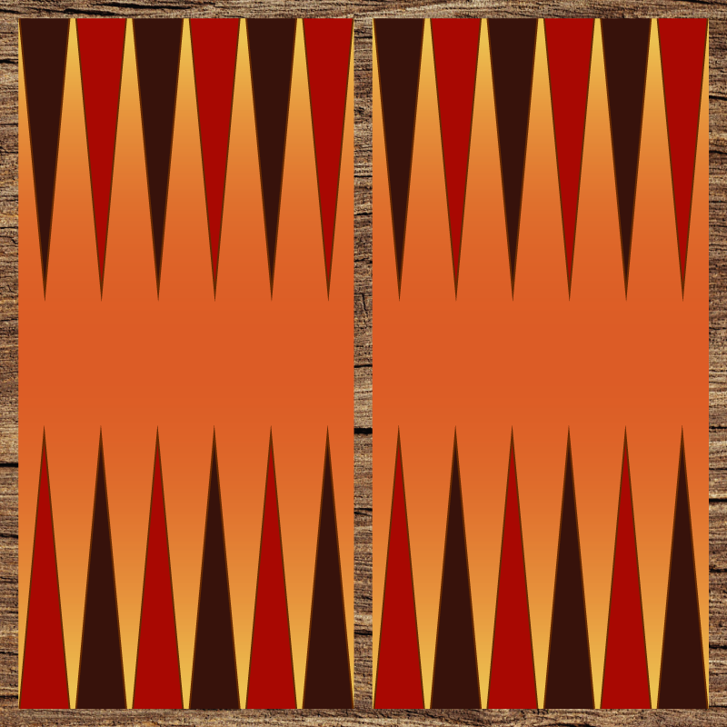 Schöner backgammon-brettspiel-vinylteppich - TenStickers