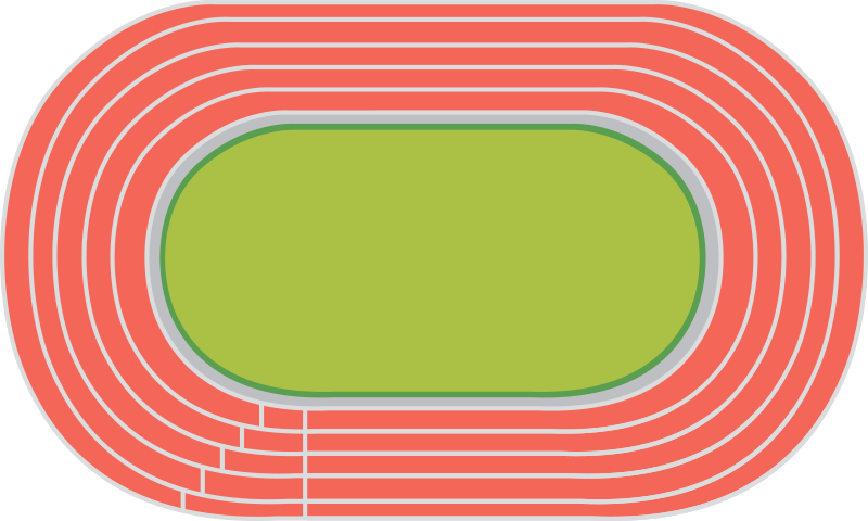 Vinyl teppich für jugend leichtathletik - TenStickers