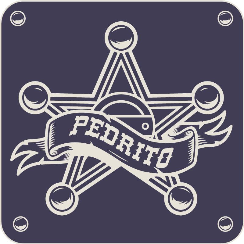 Vinyl Teppich mit Namen personalisiertes emblem - TenStickers