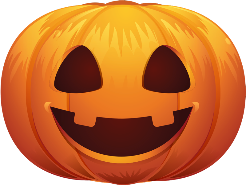 Vinyl Teppich Halloween kürbisgesicht - TenStickers
