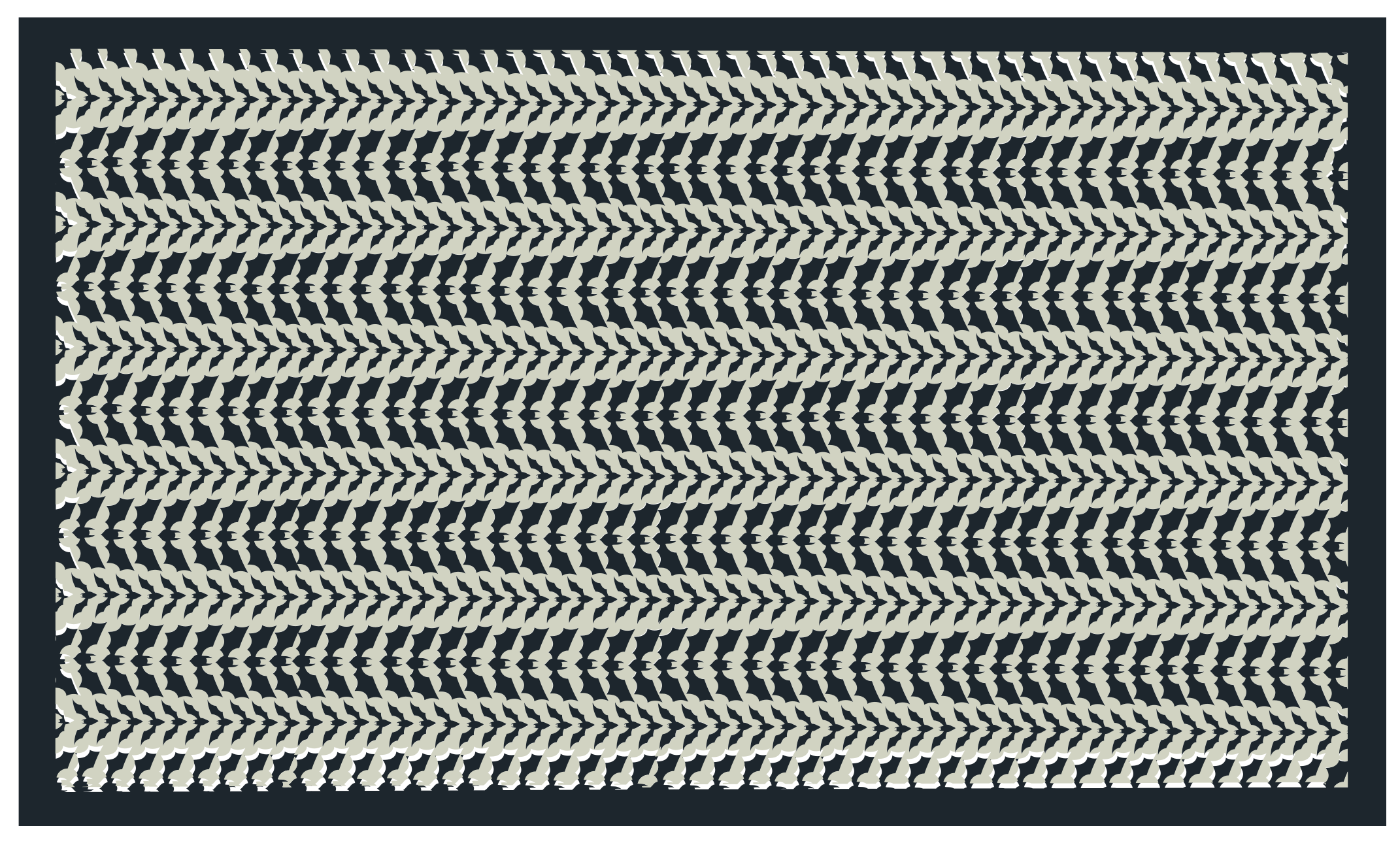 Vinylteppich weiß Fledermäuse synchronisierten vinyl teppich - TenStickers