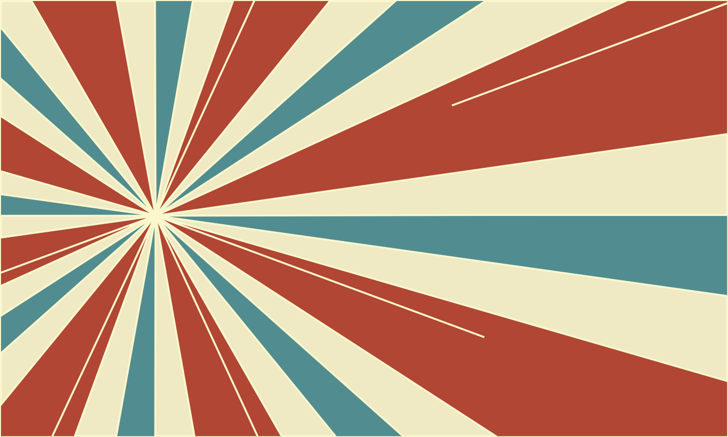 Vinylteppich Vintage Retro-linien - TenStickers