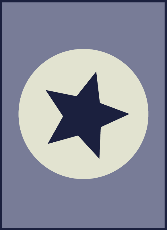 Vinyl Teppich Sterne stern-mittelstück - TenStickers