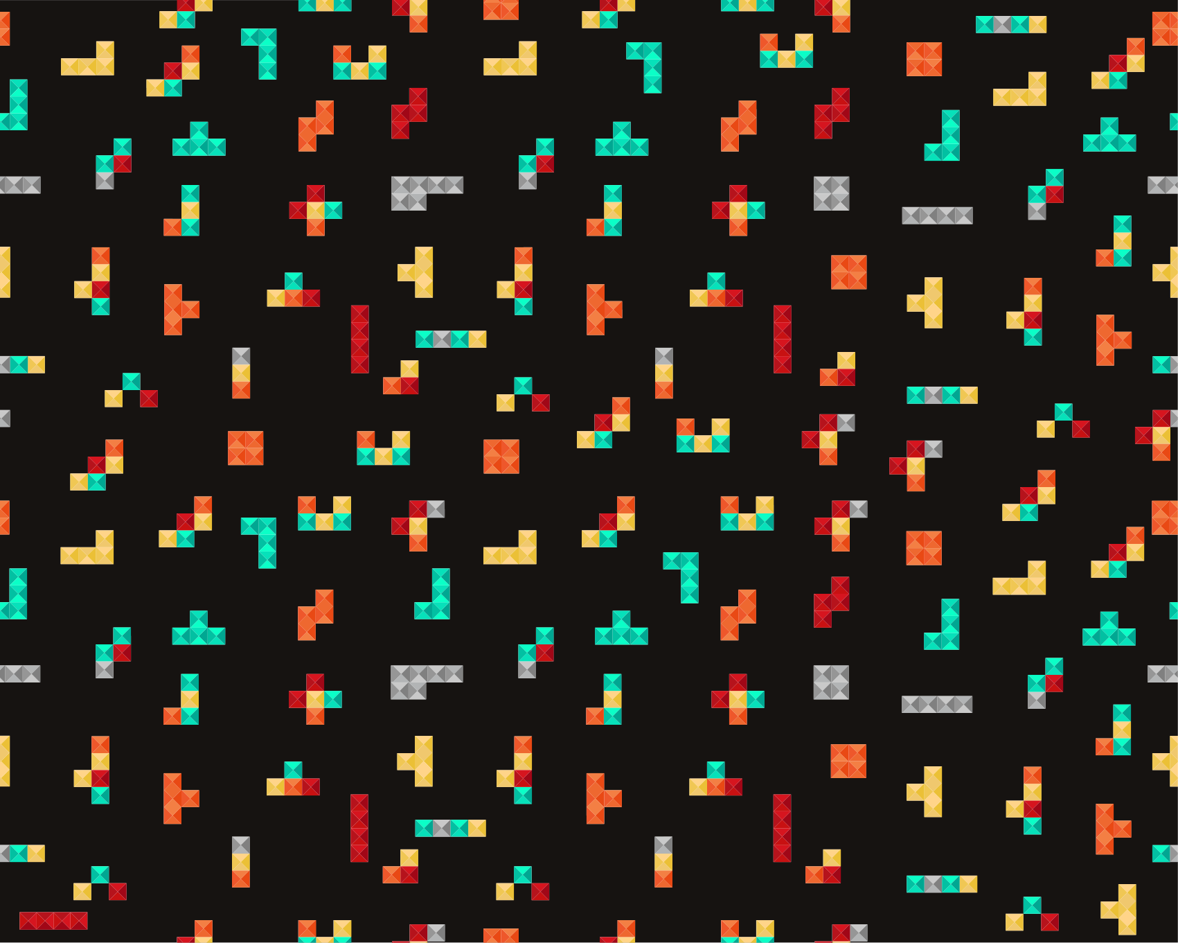 Vinylteppich Vintage Retro tetris - TenStickers