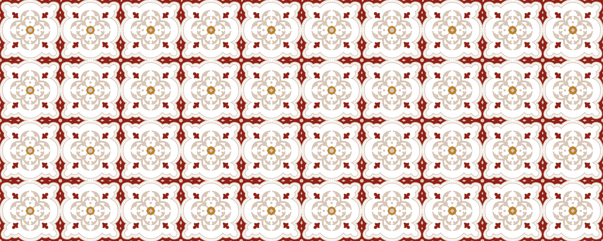 Vinyl Teppich Küche Rot geformte fliesen - TenStickers