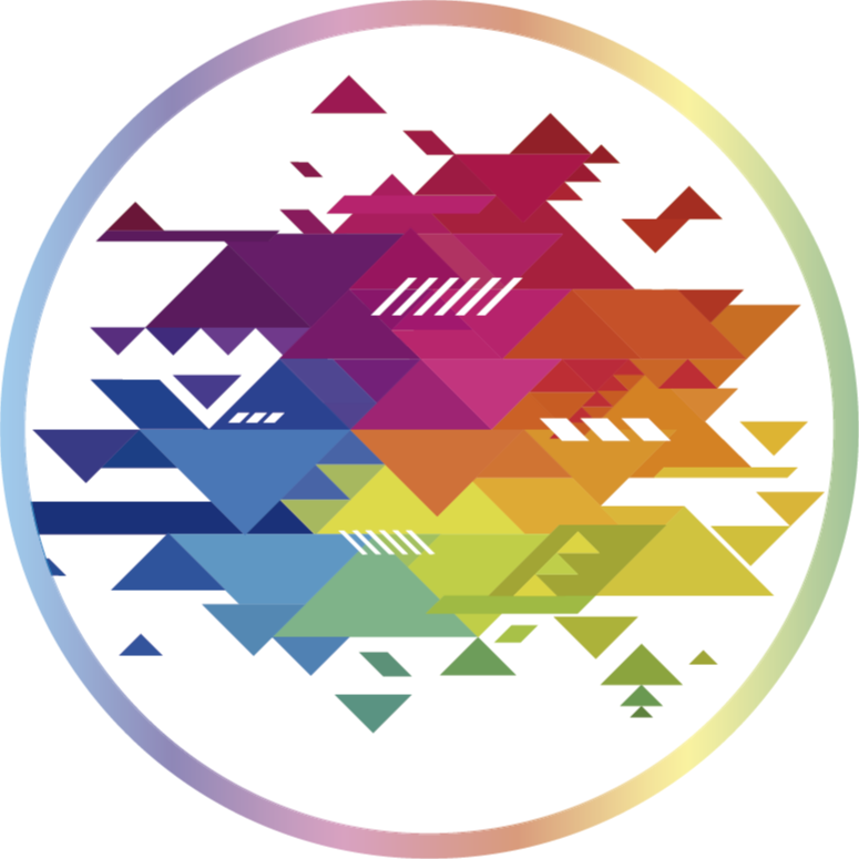 Vinyl Teppich geometrisch bunte geometrische formen - TenStickers