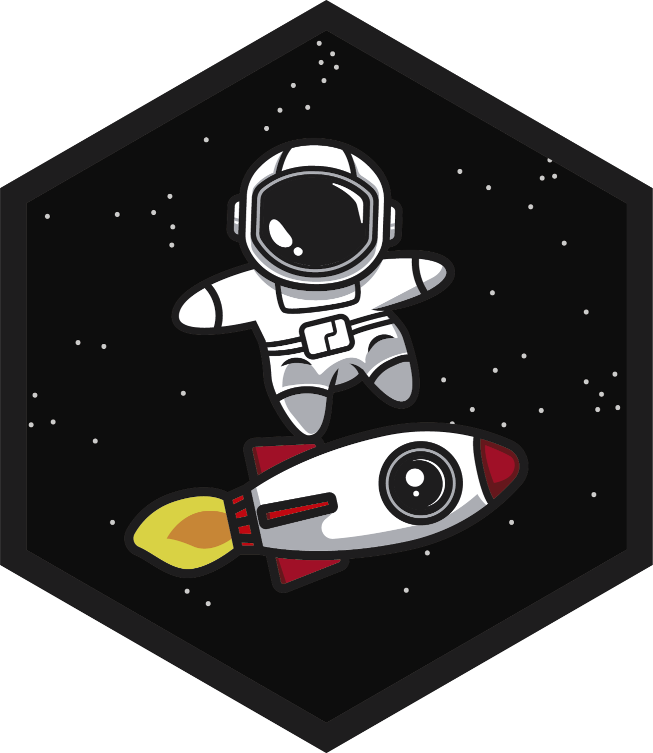 Vinyl Teppich Kinder astronauten-abenteuer - TenStickers
