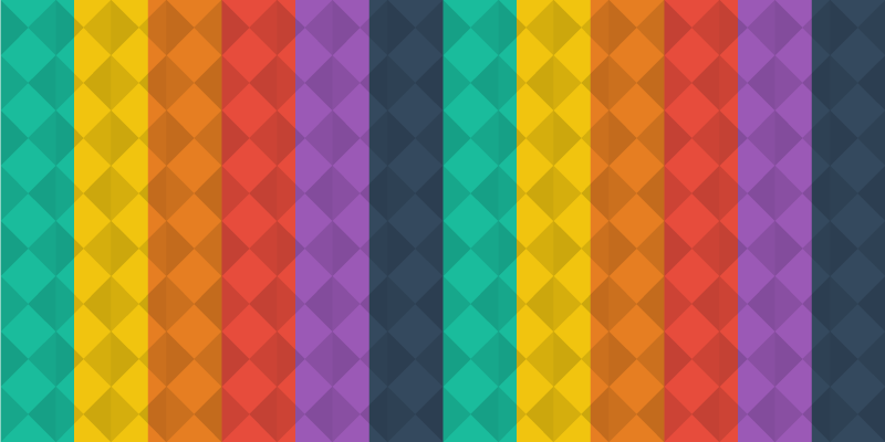 Vinylteppich modern Farbige diamanten - TenStickers