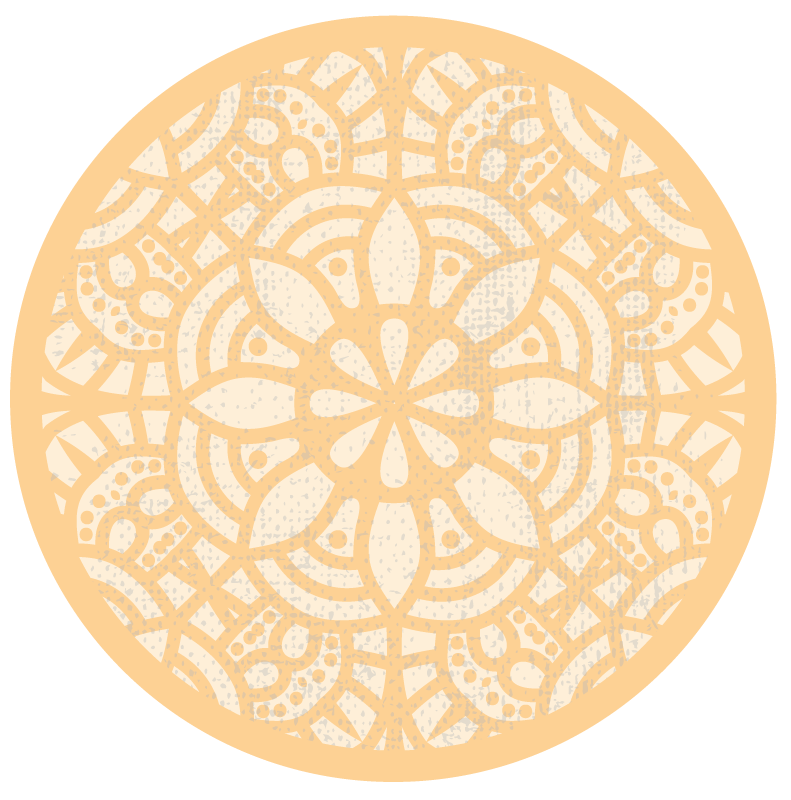 Vinyl Teppich Mandala mandala motiv kreis - TenStickers