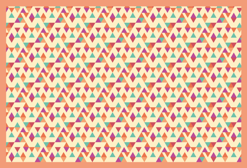 Vinylteppich Mosaik läufer mit mosaikmuster - TenStickers