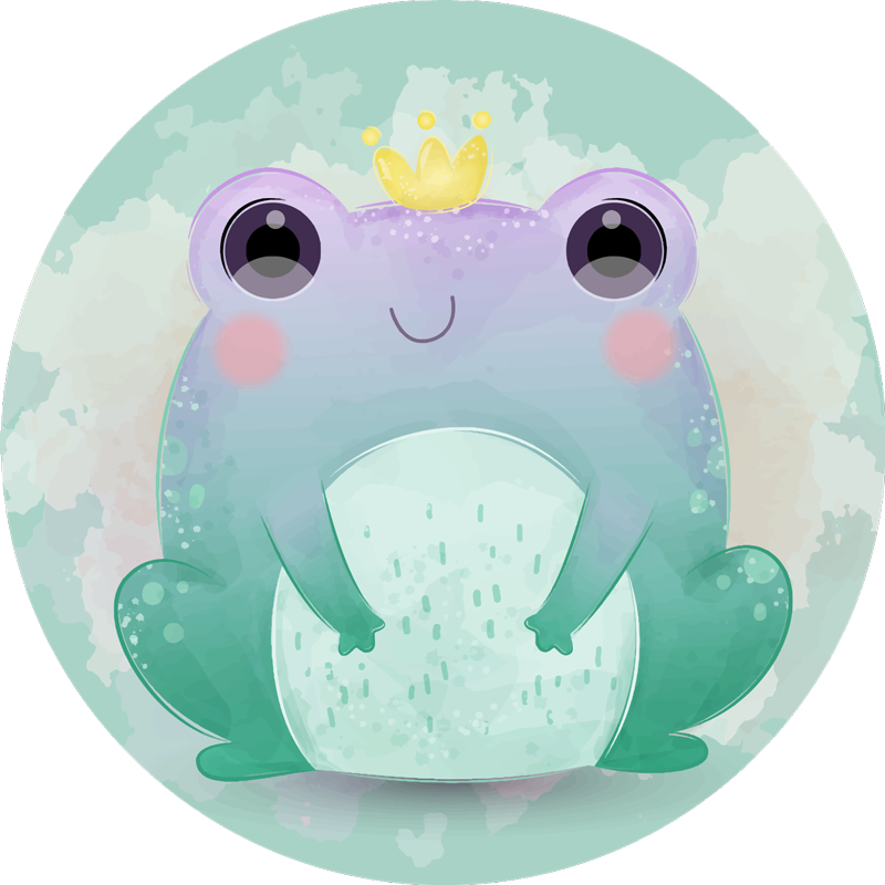 Vinyl Teppich kindlich cartoon-wasserfreunde - TenStickers