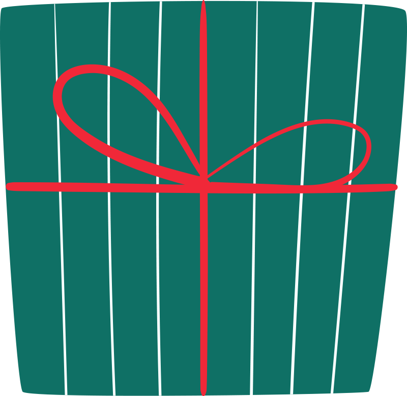 Vinylteppich Wohnzimmer Weihnachtsgeschenke - TenStickers