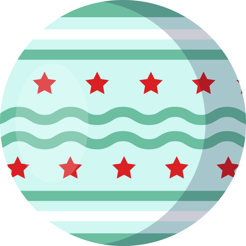 Vinyl Teppich Sterne wasserstern-motiv - TenStickers