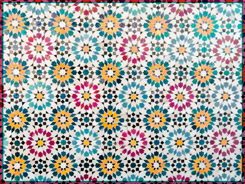 Vinylteppich Mosaik mosaik gemustert - TenStickers