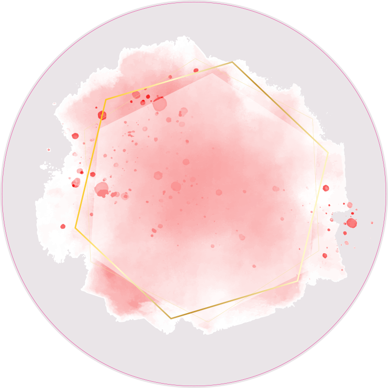 Vinyl Teppich minimalistisch abstraktes aquarell - TenStickers