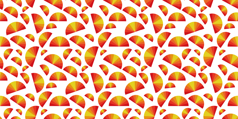 Vinyl Teppich geometrisch kreisförmige motivanordnung - TenStickers