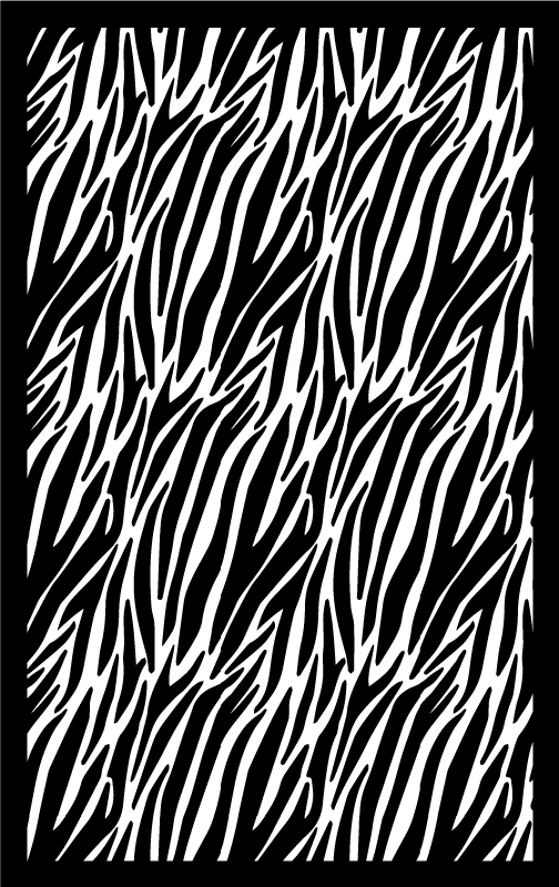 Vinylteppich Animal Print Zebra-effekt - TenStickers