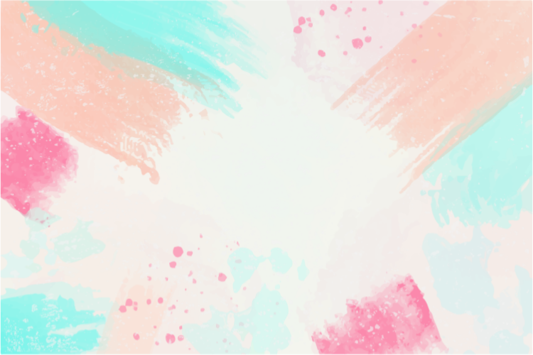 Vinyl Teppich minimalistisch abstrakte farbspritzer - TenStickers