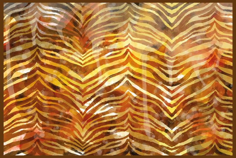 Vinyl Teppich Tiermuster safari-ambiente - TenStickers