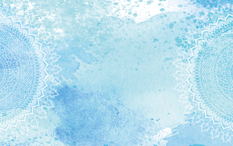 Vinyl Teppich Mandala mandala-spritzer - TenStickers