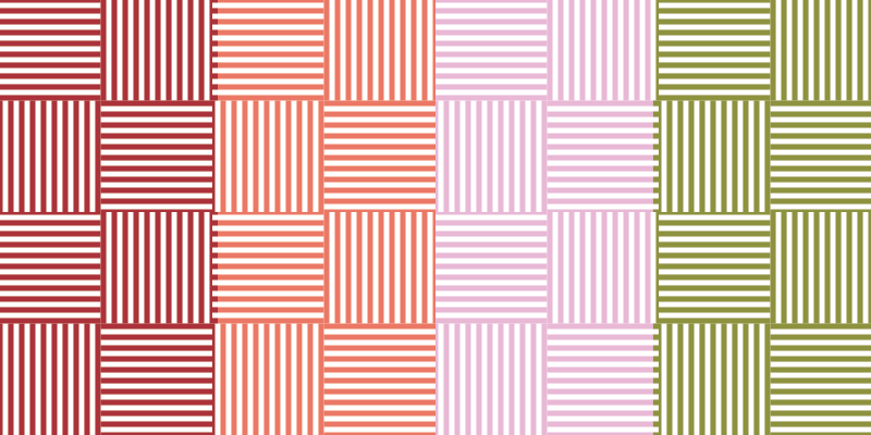 Vinylteppich Streifen gestreifte farbblöcke - TenStickers