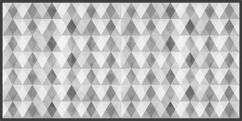 Vinyl teppich geometrisch mit dreiecks-muster - TenStickers
