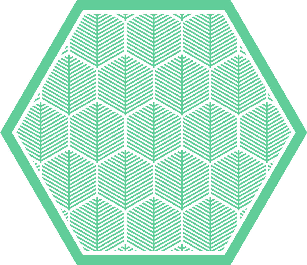 Vinyl Teppich Blumen botanische geometrie - TenStickers