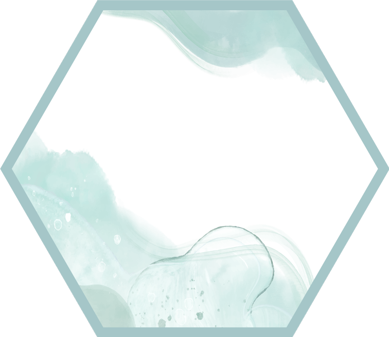 Vinyl Teppich minimalistisch weiche aqua-wirbel - TenStickers