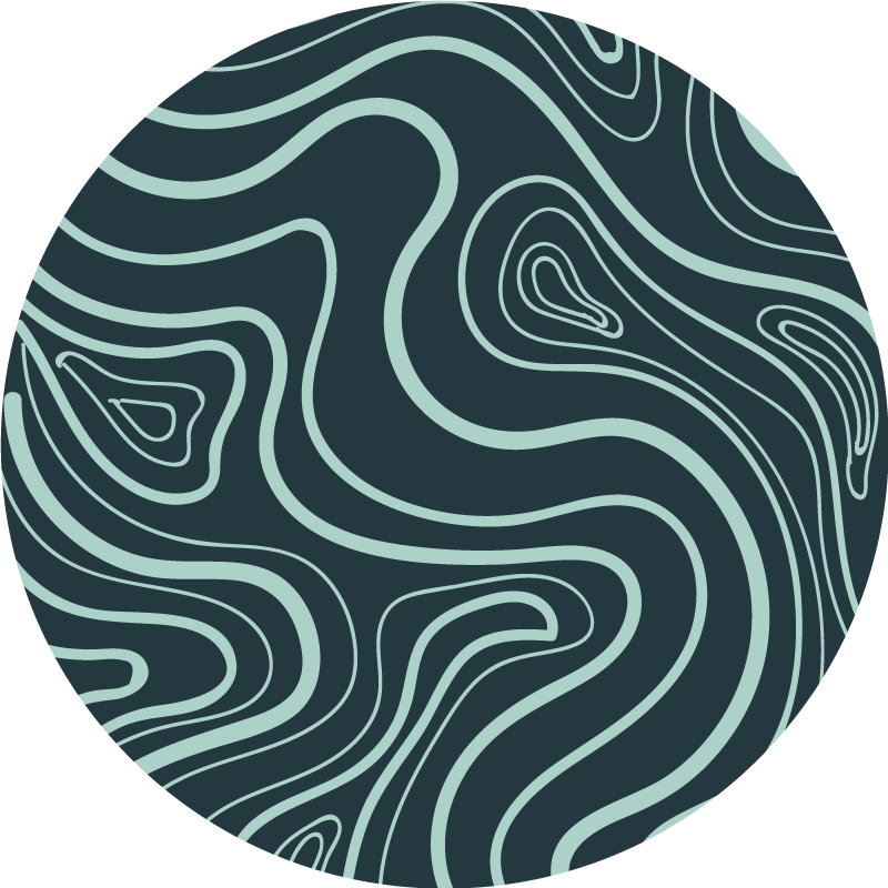 Vinyl Teppich Textur topografische konturen - TenStickers