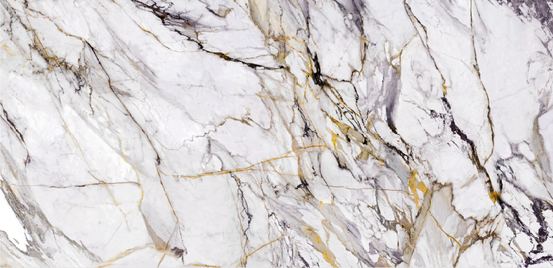 Vinyl Teppich Marmor elegante graue maserung - TenStickers