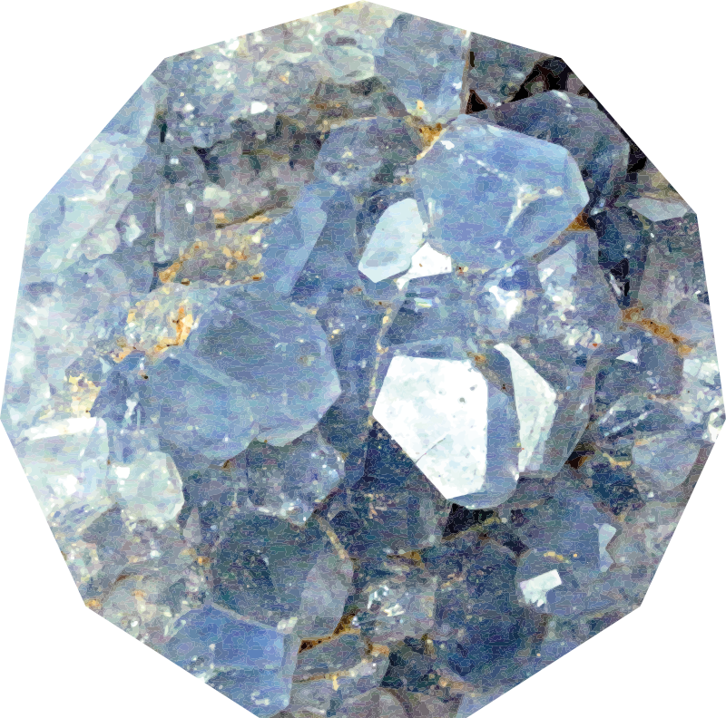 Vinyl Teppich Imitation Struktur gletscherkristallmuster - TenStickers