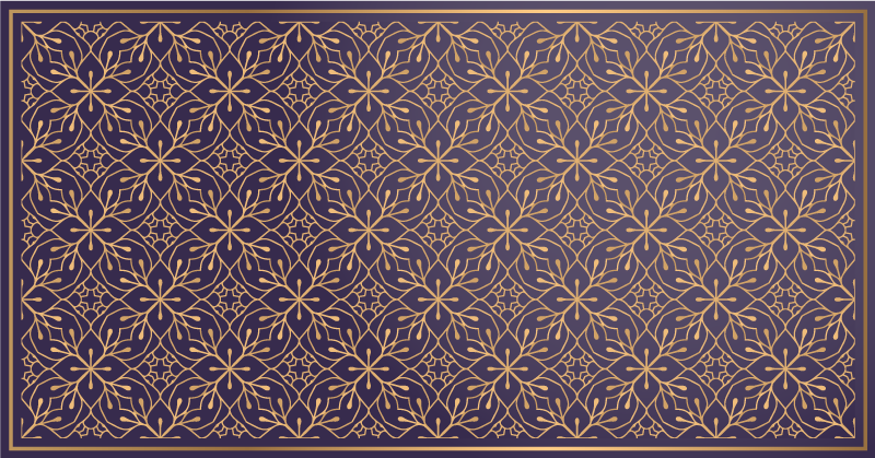 Vinyl teppich blumen elegantes blumen konzept - TenStickers