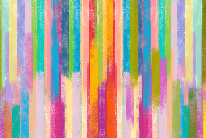 Vinylteppich Holzoptik lebendige streifenmotive - TenStickers