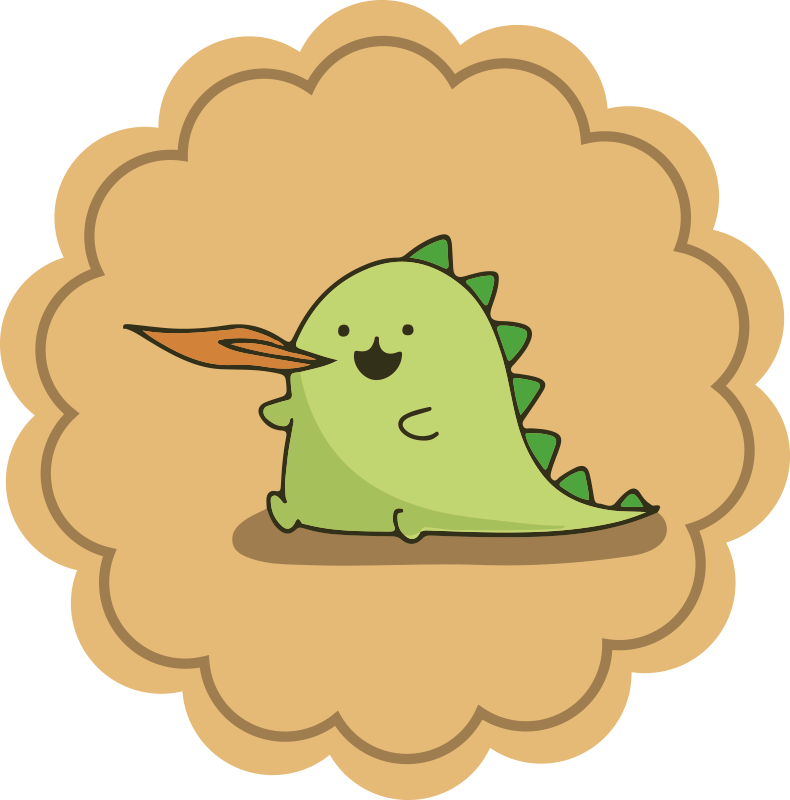 Vinyl Teppich Kinderzimmer grüne zeichentrickfigur - TenStickers