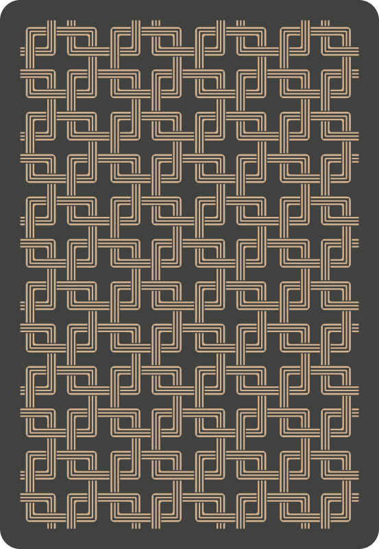 Vinylteppich Mosaik elegante linienmuster - TenStickers